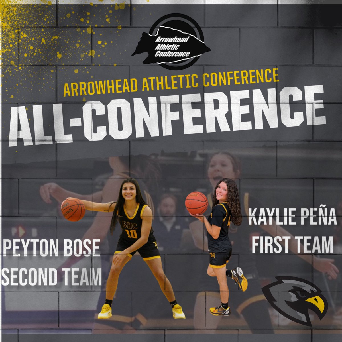everyday_braves's tweet photo. Our splash sisters! 💦🏀

Arrowhead All-Conference 
1st Team @PenaKaylie 
2nd Team @peytonbose 

#EveryDayBraves https://t.co/vs0q9Tzqfy