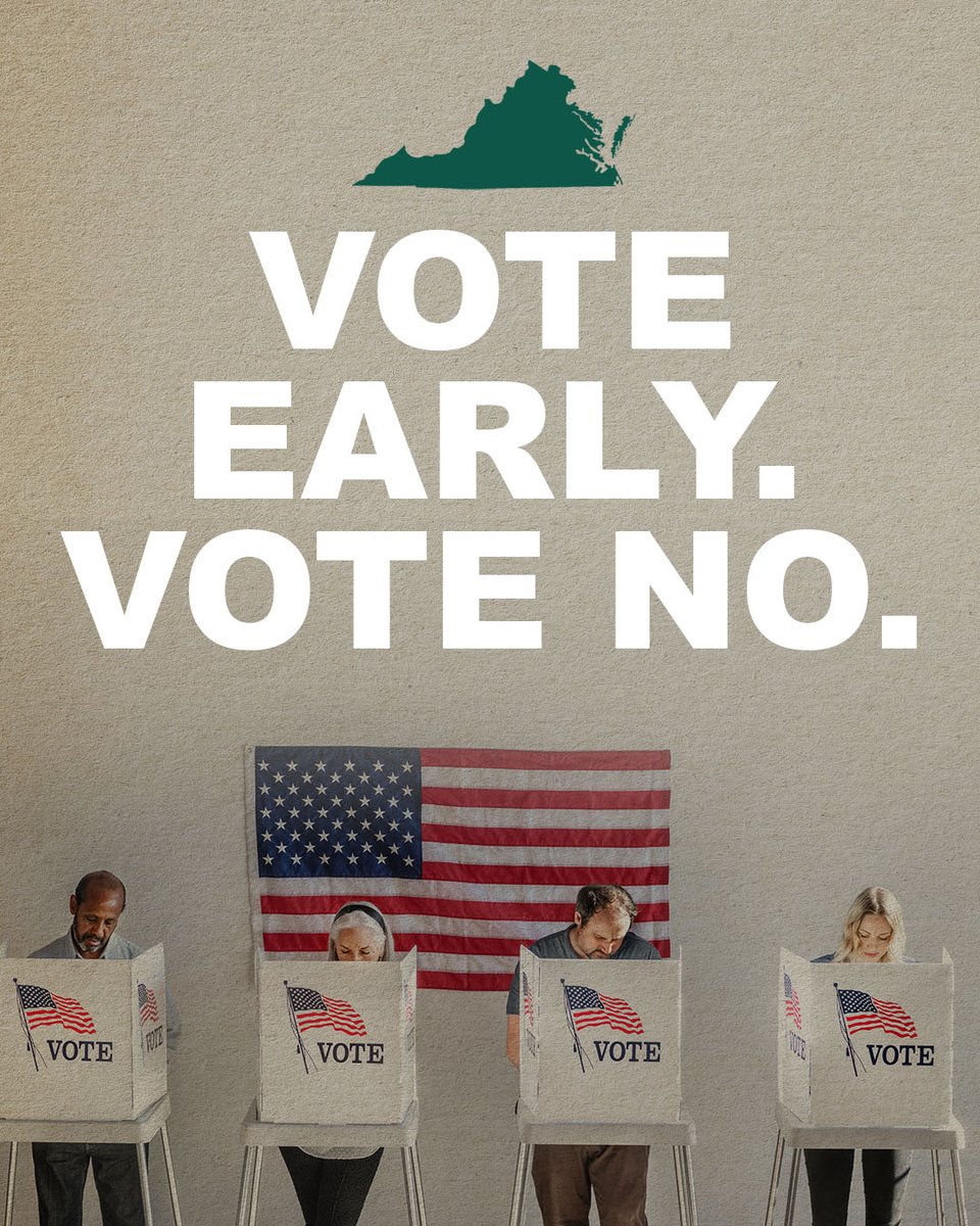 This partisan power grab will reshape Virginians for years to come. Don’t leave it to chance on April 21. Get out and vote early!

✔ Find your polling place
 ✔ Make a plan
 ✔ Vote early

Check where to vote here:elections.virginia.gov/casting-a-ball…