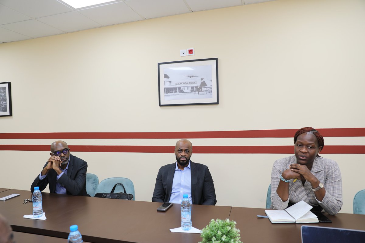 PNUDCameroun's tweet image. Mr. Mathieu @Ciowela &amp;amp; team met with Mr. Olivier Sohaing Tayou, DG of #GroupeSohaing &amp;amp; @AkwaPalaceHotel, to explore the Group’s CSR efforts supporting #InclusiveGrowth and private sector engagement.

Discussions also highlighted initiatives to support the use of certified