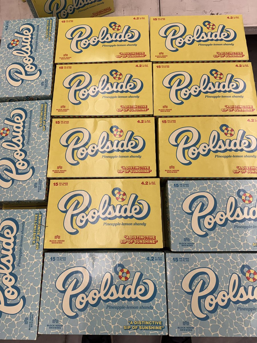 HamptonBeerPGH's tweet image. ☀️ Look, we’re kinda shocked too — but #summerbeer SZN is upon us, as evidenced by this MASSIVE shipment of #Poolside that just landed. 

🏊 Dive in. There’s no better time to kick off the season than now.