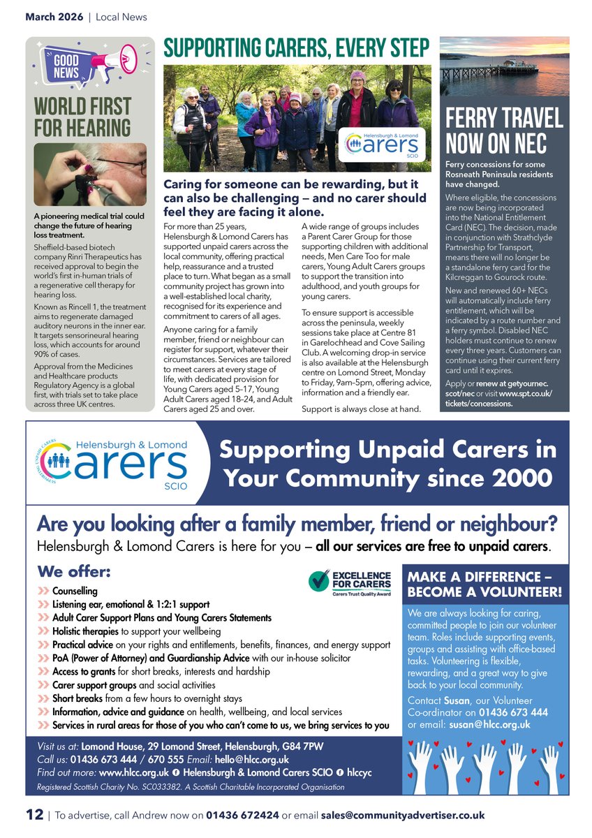 Community Magazine - Helensburgh & Lomond tweet media