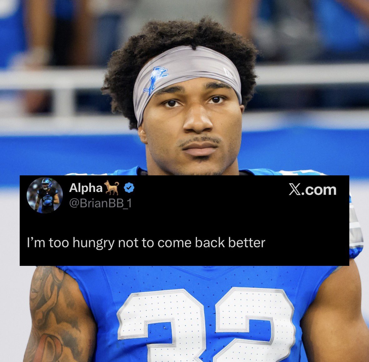 Detroit believes in you, BB 🙏💙