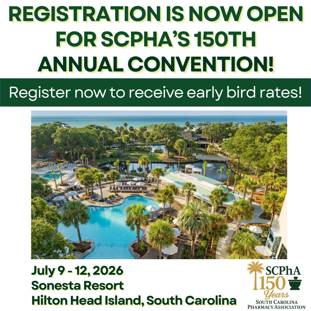 SC Pharmacy Association (SCPhA) tweet media