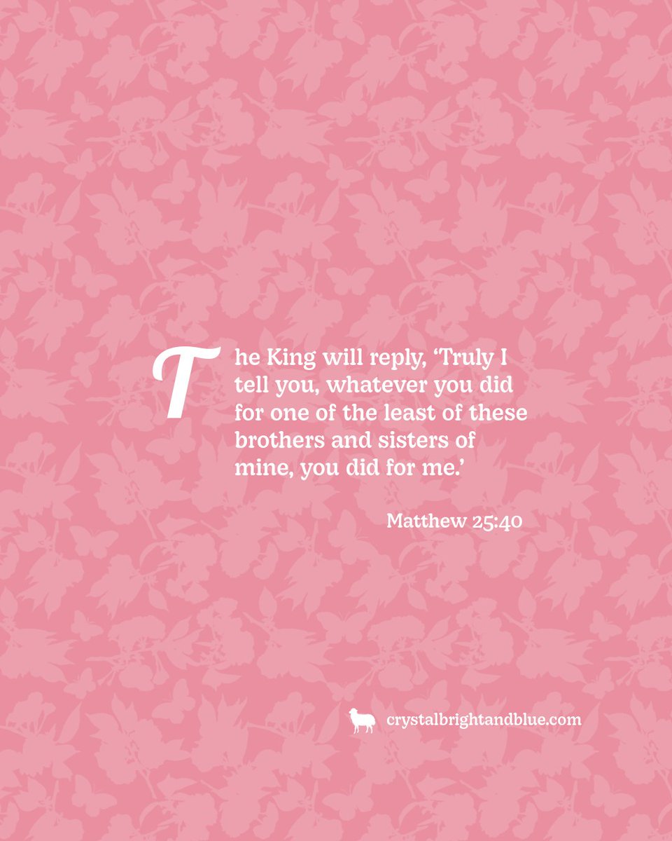 cbbforhome's tweet photo. Matthew 25:40 reminds us that serving others is serving Jesus. Every act of kindness counts. #ServeWithLove #CompassionCounts https://t.co/CALnFA4wbi