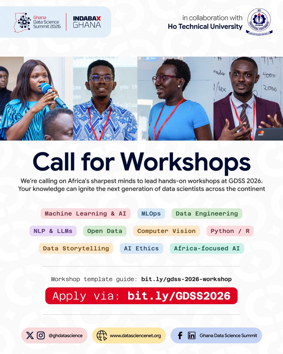 Ghana Data Science Summit (IndabaX Ghana) tweet media