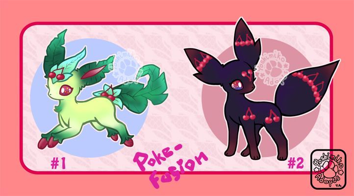 YoshimikoAdopts's tweet photo. Random Eeveevolution adoptables: 25$ each ✨
Go here -> https://t.co/7aY2kOegOY
or follow the link in bio to purchase them! 🥰
NO AI was used.
#pokefusion #fakemon #adoptables #pokemonfusion #eeveevolution https://t.co/ddF7NCP4Cr