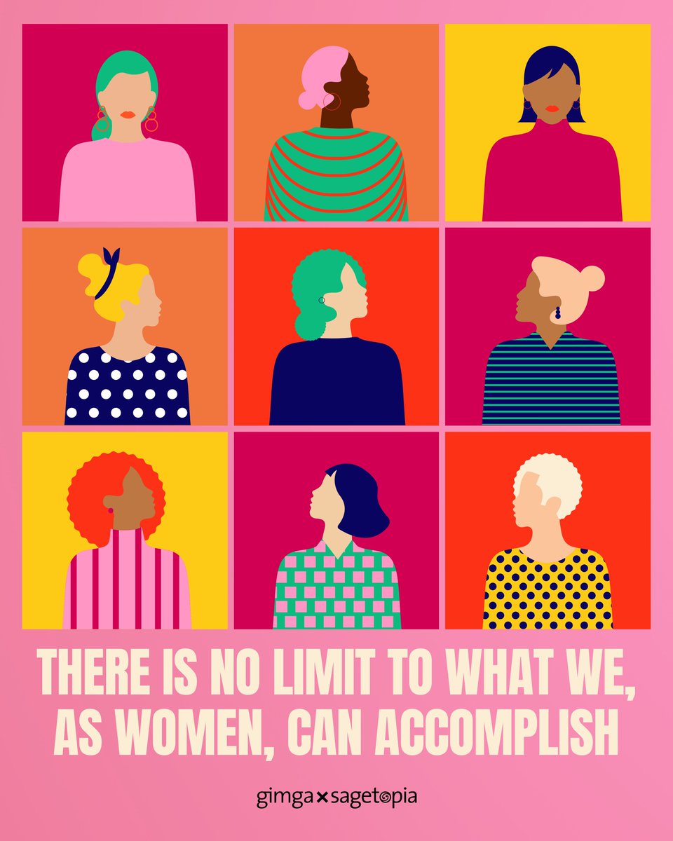 March is Women's History Month, and we're celebrating the strength, resilience, and brilliance of women everywhere. This month, and every month, we honor those who inspire, create, and pave the way for future generations.💓
-
 #gimgaxsagetopia #womenshistorymonth #graphicdesign