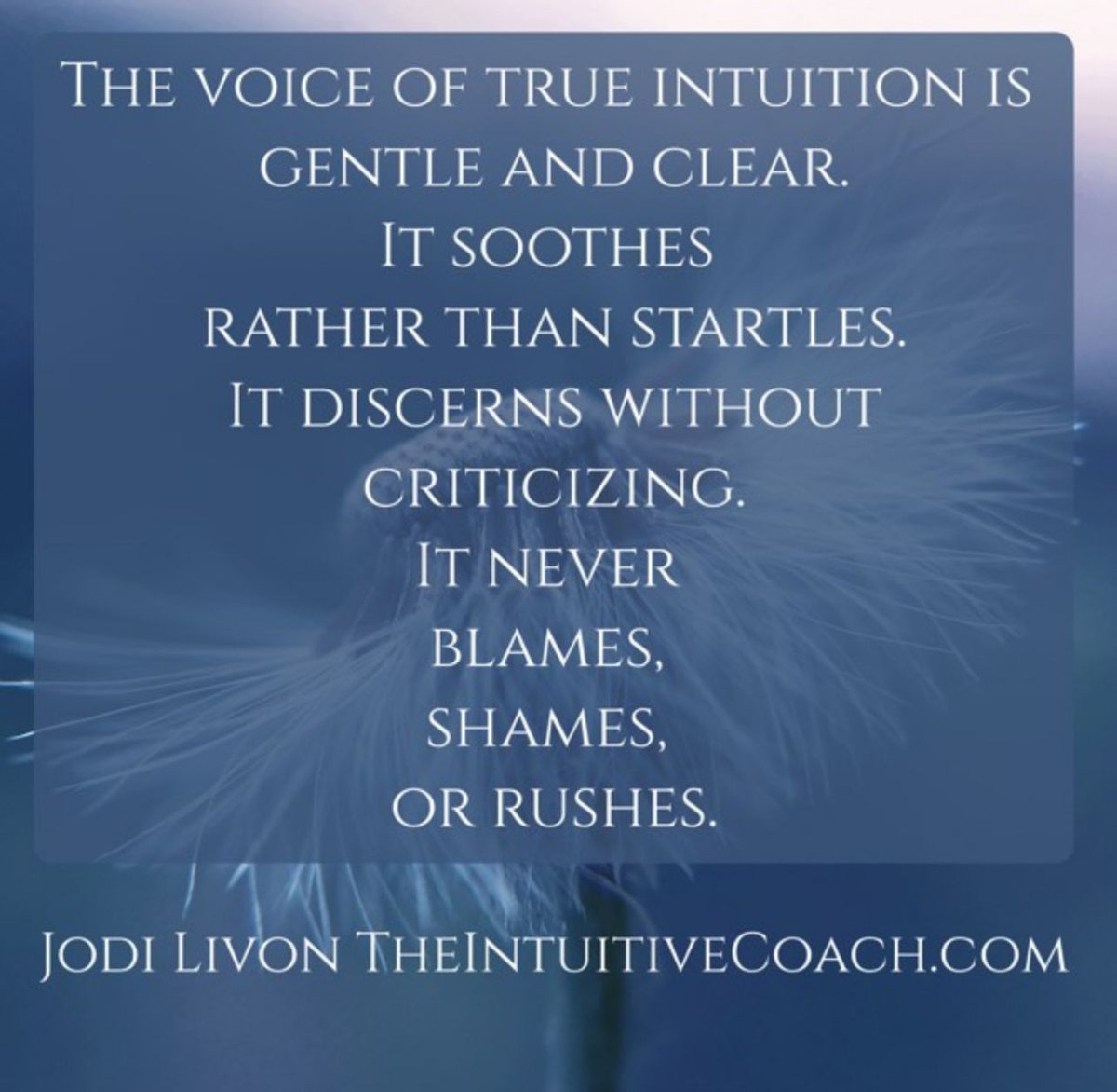 JodiLivon's tweet image. The voice of true intuition is gentle and clear. It soothes rather than startles. buff.ly/J5OUyky #author #intuition #Wednesday