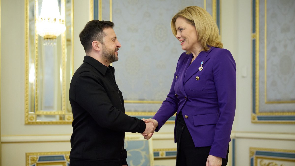 ZelenskyyUa's tweet photo. I met with the President of the German Bundestag, @JuliaKloeckner, and expressed my gratitude for the comprehensive support of Ukraine. We value Germany’s leadership, particularly in strengthening air defense, which helps us protect lives and critical infrastructure every day.

We covered the international agenda in detail: the situation in the Middle East and the Gulf region, as well as preparations for the next trilateral meeting. We also discussed European matters – Ukraine’s accession to the European Union, the unblocking of the 20th sanctions package, and the implementation of the agreement to provide Ukraine with €90 billion over the next two years.

I also thanked Germany for its energy support during this difficult winter, with hundreds of challenges over these months. We are grateful that we were not alone.