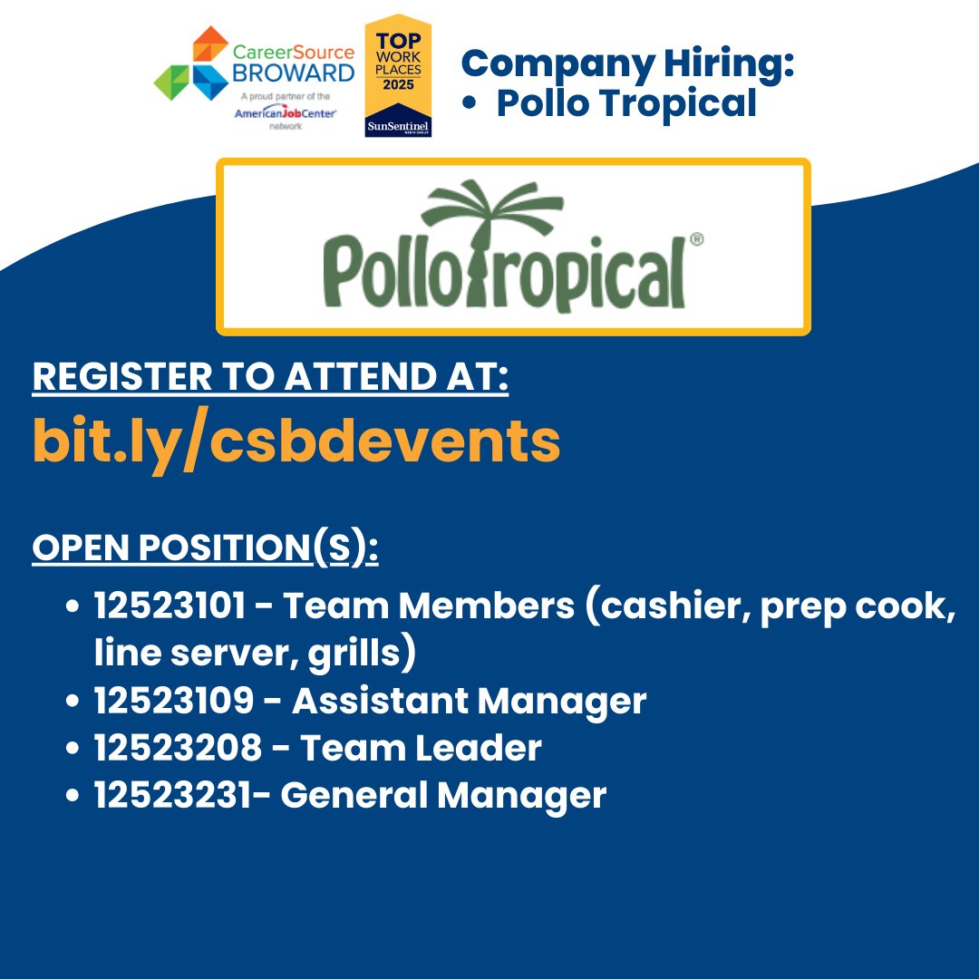 CareerSource Broward tweet media