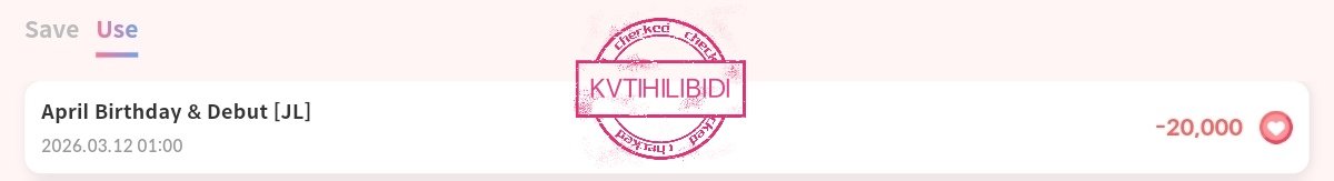 Congratulations on completing the deal. 20,000 pink energy were dropped to #AHOF_JL in the Brightest Star of April poll.

#ihilibidiproofs