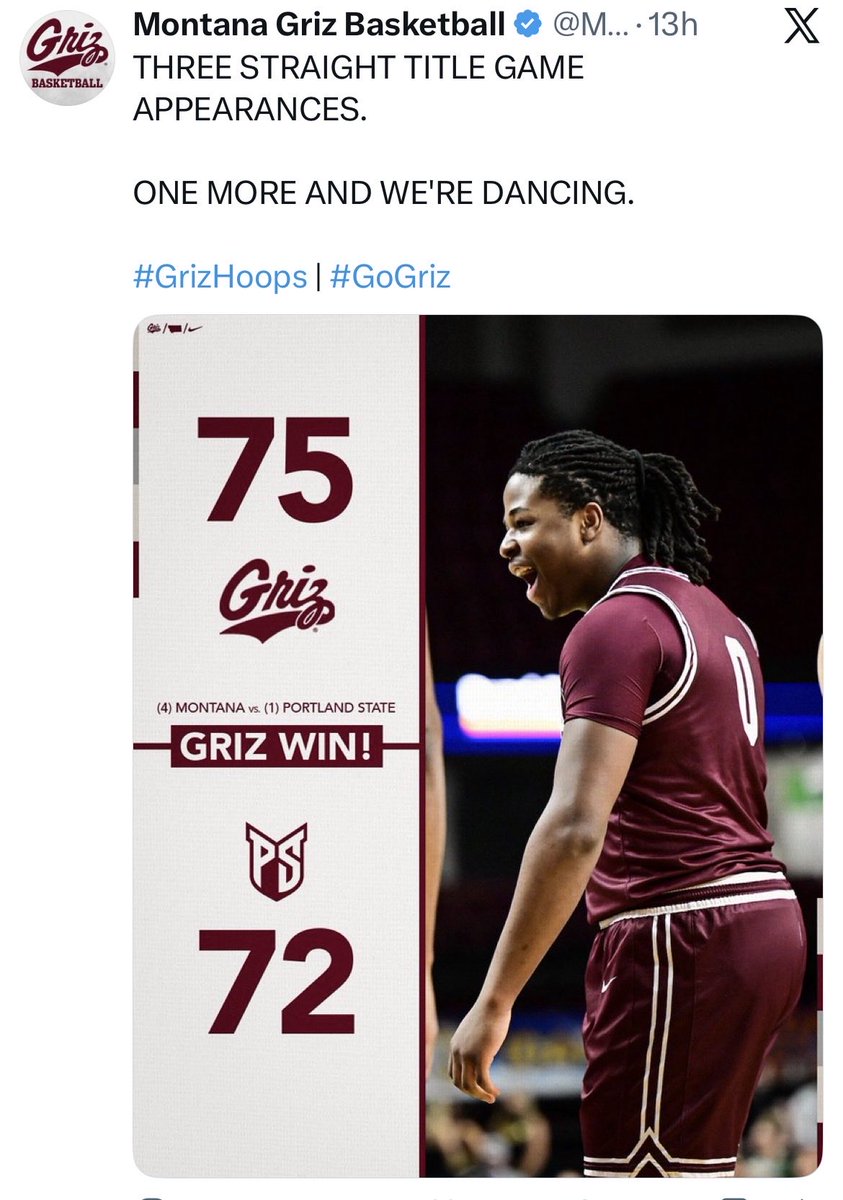 Griz tweet media