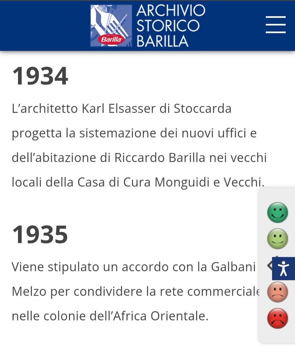CarloTramelli's tweet image. Sempre Riccardo #Barilla .
Poi fece anche la campagna #coloniale in #jointventure con #Galbani . 
Poi in piena seconda #guerramondiale dopo aver buttato in pentola molta pasta che poi #Salò  se i #Partigiani intervennero,da loro tutt'oggi viene considerato un sequestro di persona