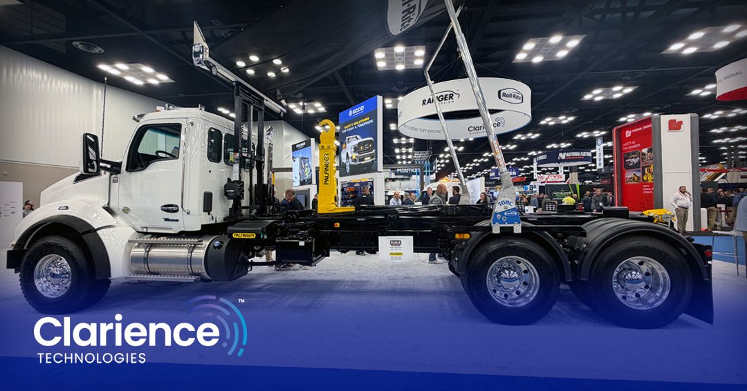 Pulltarps's tweet photo. The official debut of Clarience Technologies at Work Truck Week is happening!

Meet us in booth 853 for the Work Truck Week debut of Roll·Rite® DC850 Series with TORC™ Pivot Technology &amp; Rear View Safety’s AI-powered solutions! #trucking #construction https://t.co/5xLKqkSKiS