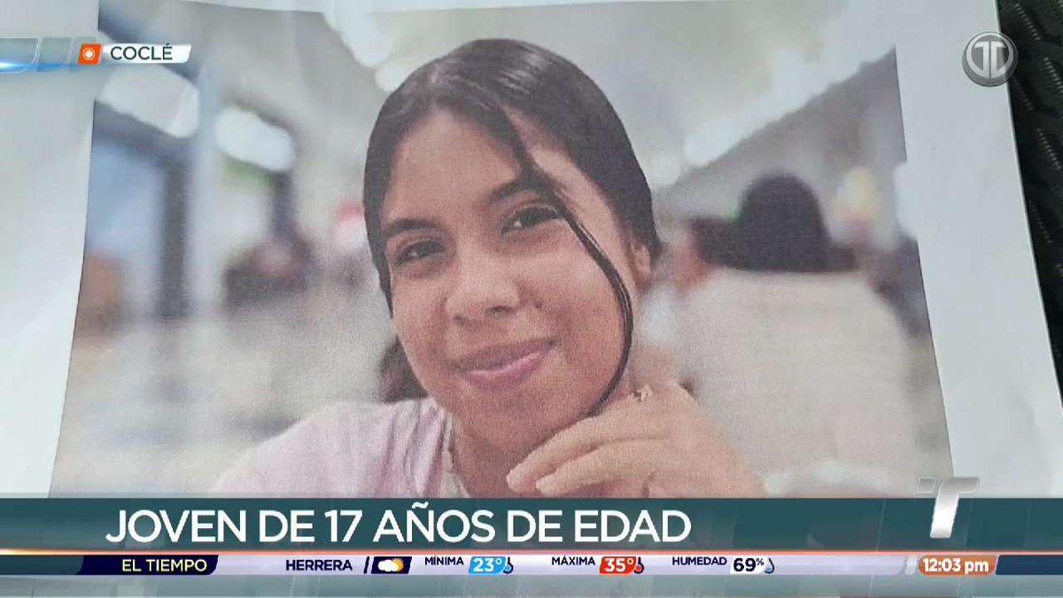 TReporta's tweet photo. La desaparición desde hace 20 días de una joven de 17 años en Río Hato, en la provincia de Coclé, mantiene consternada a una familia. https://t.co/oVqOrWCn25
