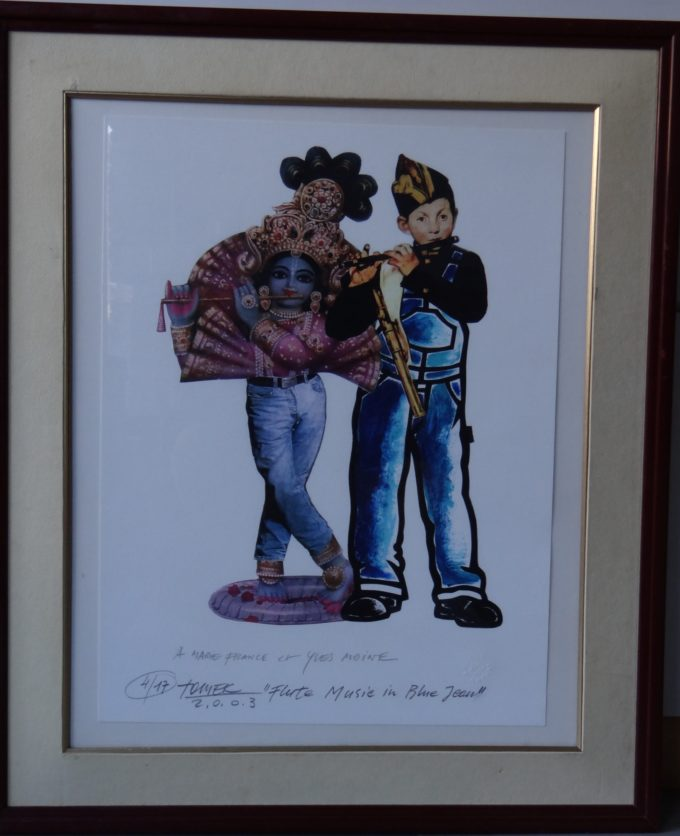 marieartcollec1's tweet photo. Tomek Kawiak – "Flute Music in Blue Jeans"
Original signed lithograph + collage, rare 4/17 edition, 2003, framed & ready to hang.
Elegant fusion of music & denim vibes! Shop here: https://t.co/8otuLhqXDf #OriginalPrint #ArtCollectors #BlueJeansArt #PolishArtist https://t.co/JC2fHkYGRT