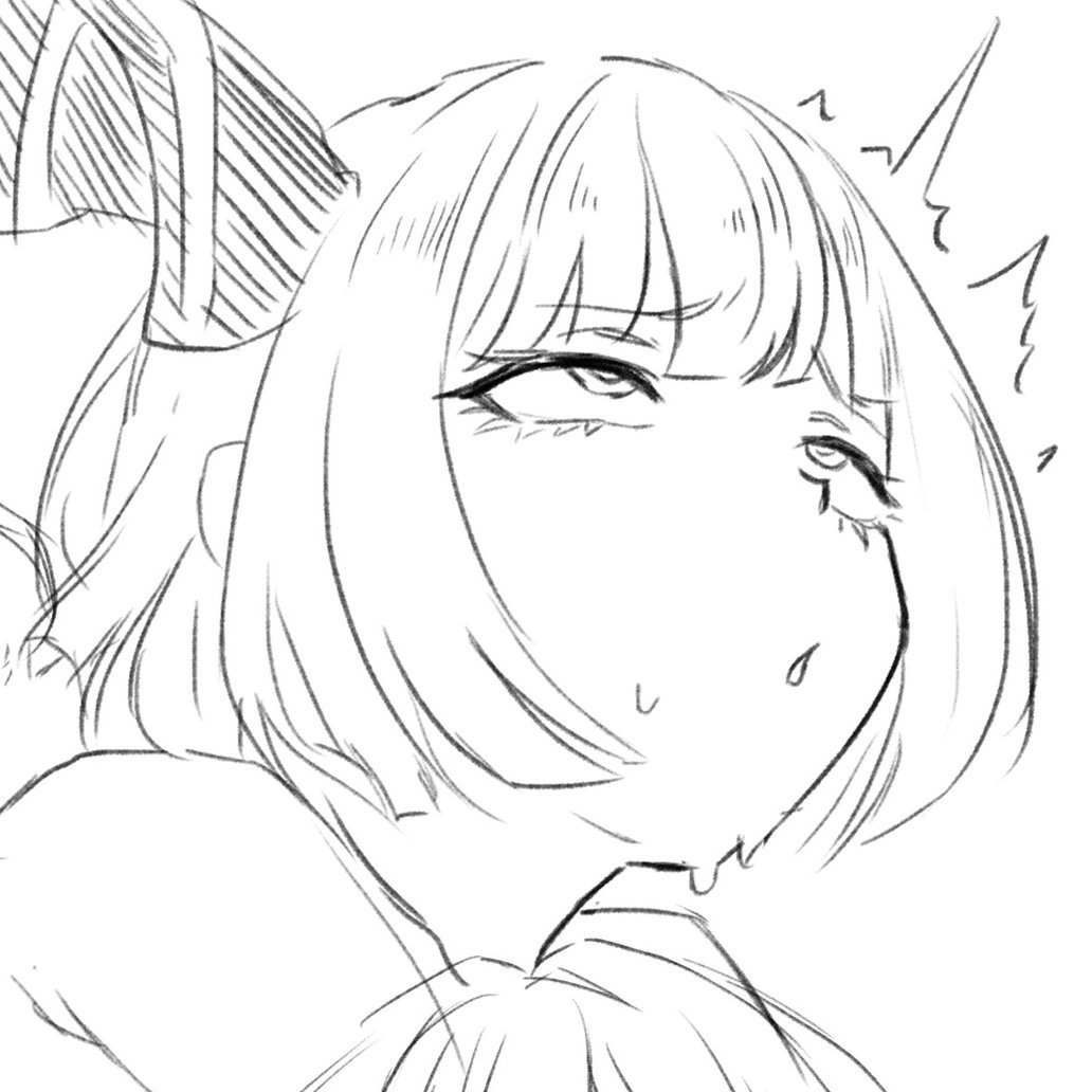 CocoIllustrator's tweet photo. こういう顔が一番好きです
「お゛っ」っていってそうでエロイ https://t.co/sqYXF6VQx4