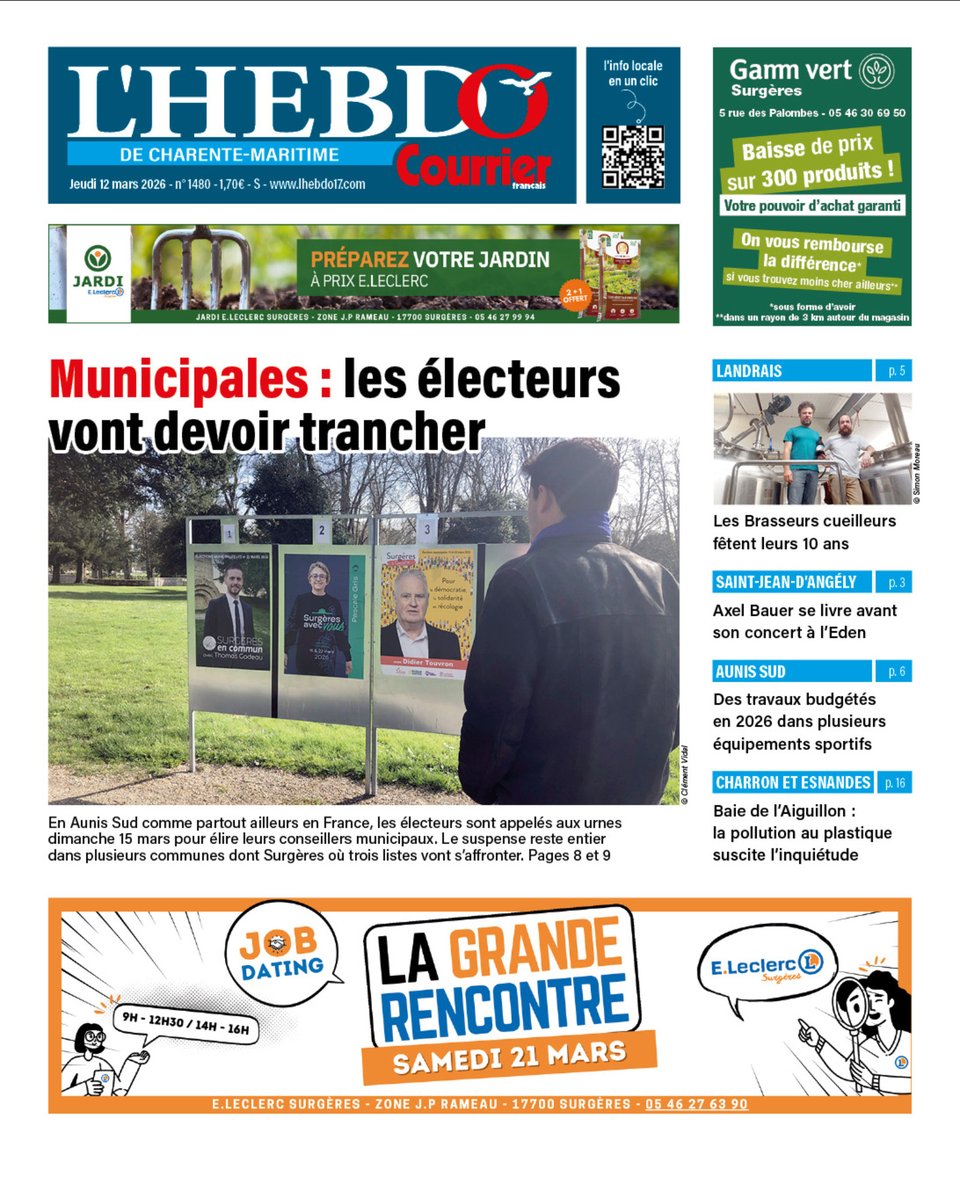 L'Hebdo de Charente-Maritime tweet media