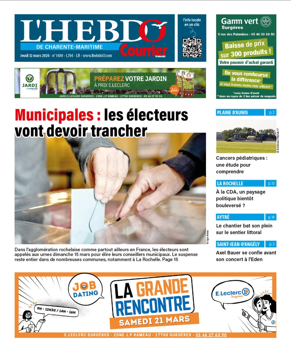 L'Hebdo de Charente-Maritime tweet media