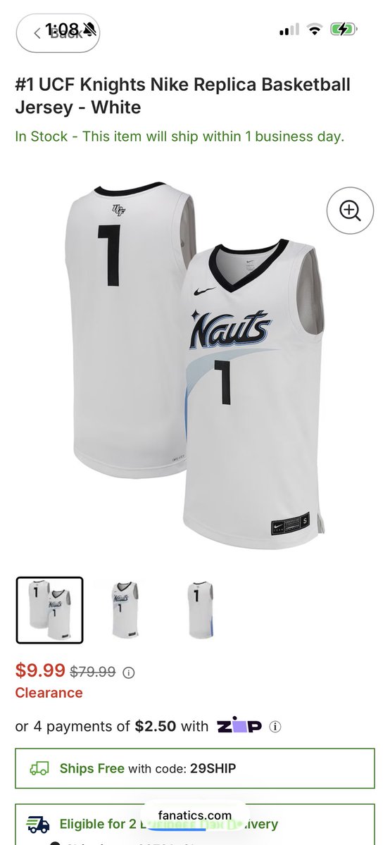 Some pretty good fire sales off old merch on fanatics now for City and UCF mech.

Example jersey for $10