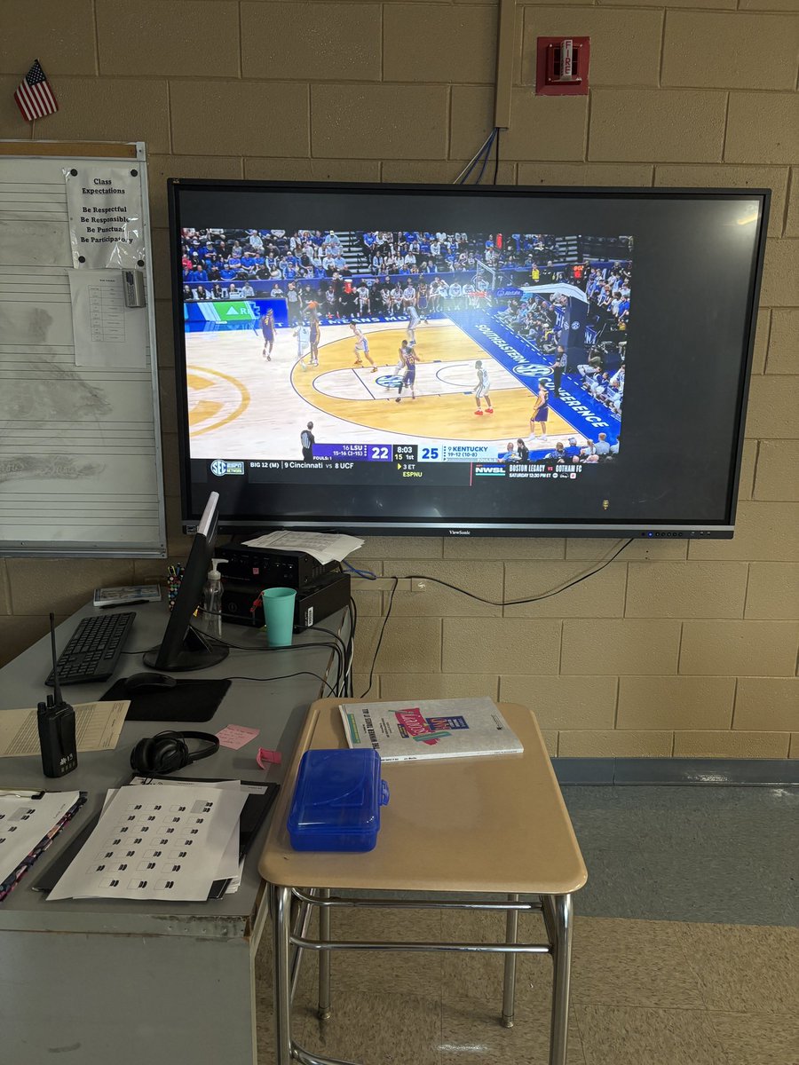 Thank you, illegal YouTube streamers! My school has ESPN and SEC Network blocked.