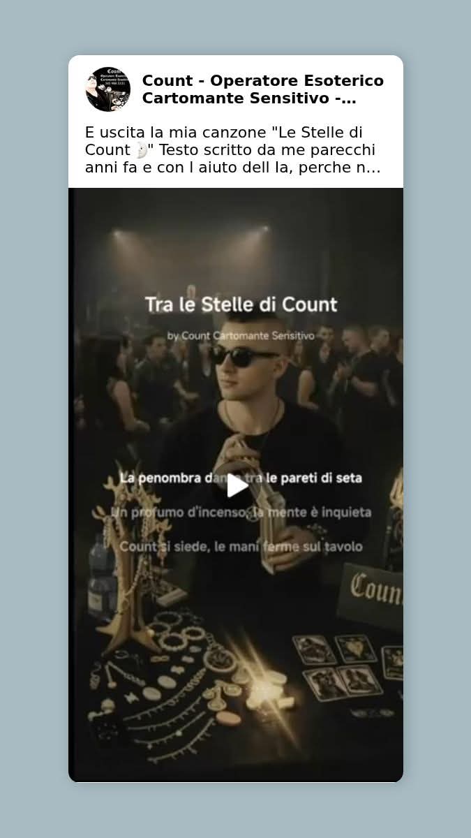 CountGoth's tweet photo. E uscita la mia canzone "Le Stelle di Count🌛" Testo scritto da me parecchi anni fa e con l aiuto dell Ia, perche non sono un cantante,riporto alla luce vecchie idee e pensieri scritti del mio passato sul quadernetto.Altre song e testi completi sul mio canale Youtube🤣#musica https://t.co/g3NpDIVwD3
