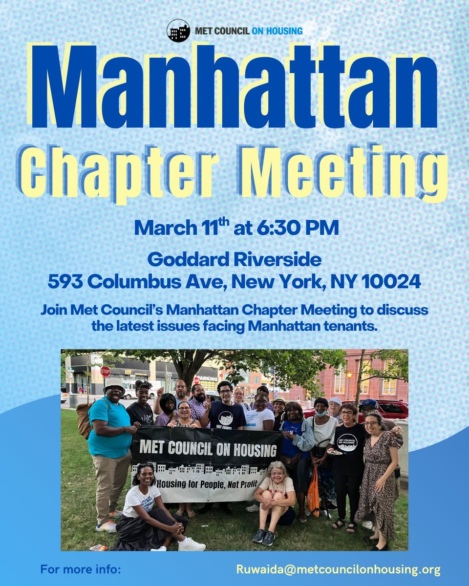 Met Council on Housing tweet media