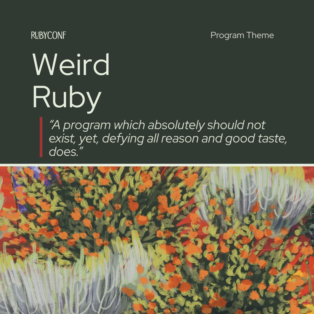 RubyConf tweet media