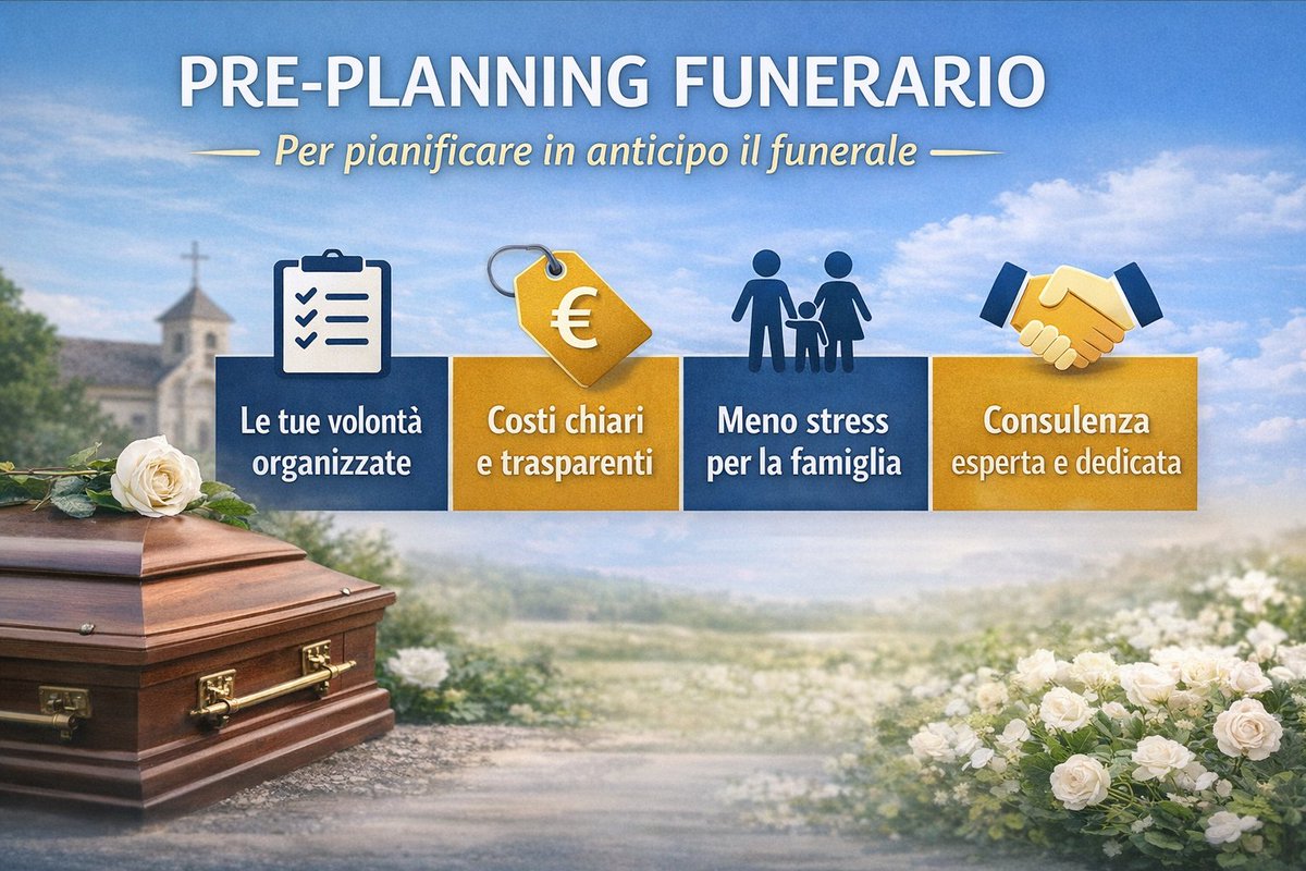 odfspa's tweet image. 🔰 Il pre-planning funerario sta diventando una scelta sempre più diffusa in Italia. Pianificare in anticipo il proprio funerale significa affrontare con lucidità un momento inevitabile della vita, trasformandolo in un gesto di responsabilità verso la propria famiglia.

#funerale
