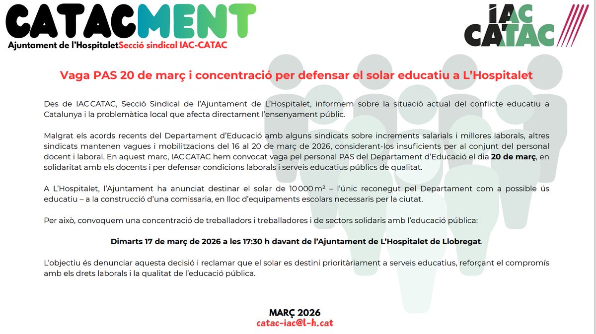 IAC CATAC L'Hospitalet tweet media