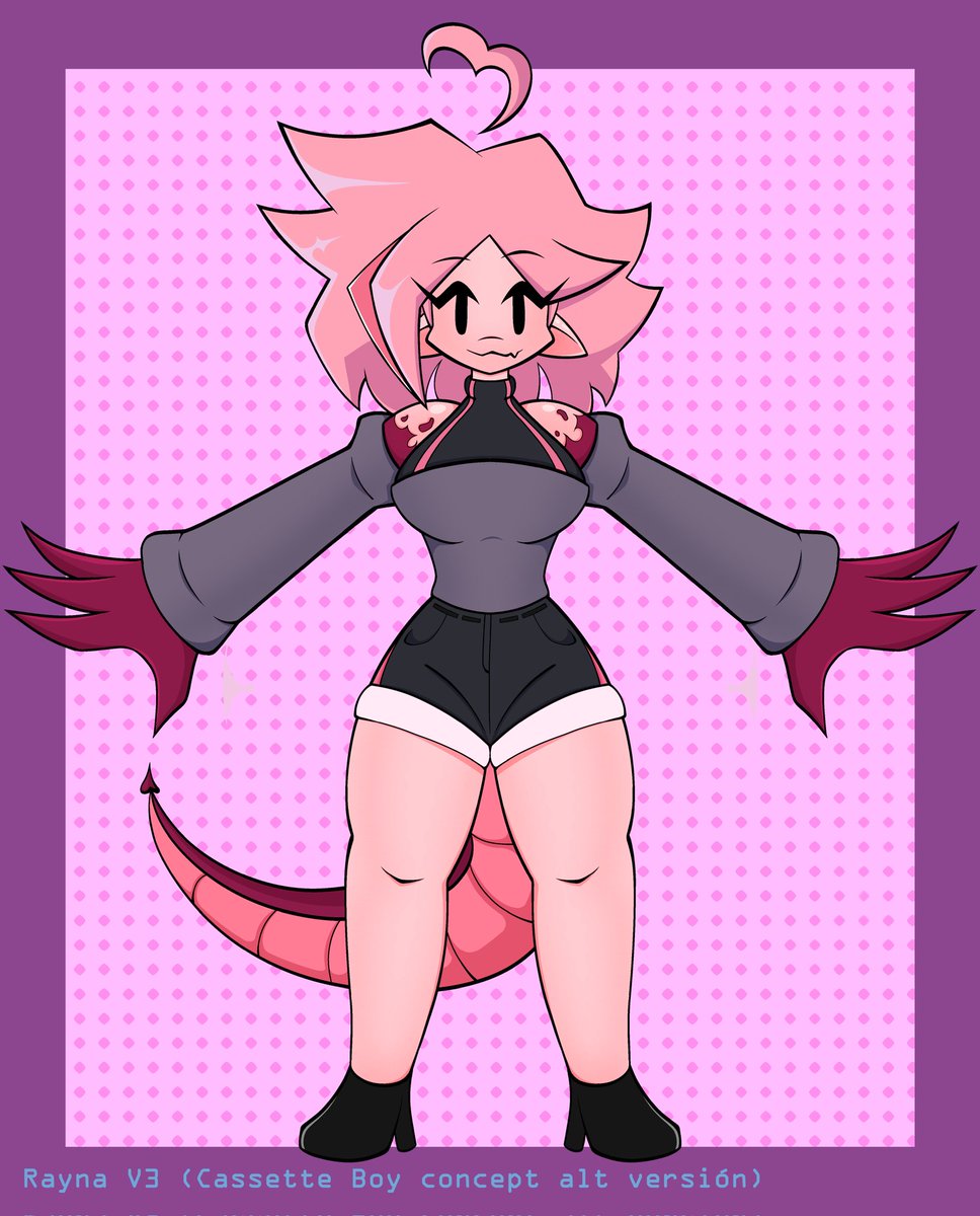 soda_cassette's tweet photo. Rayna v3 (Cassette Boy concept)
This time I wanted to make a reference sheet of Rayna and how she would look in v3 of her mod
OC by @Klade250
#FNFRayna #Rayna #fnfmods https://t.co/aYbt9SRx4K