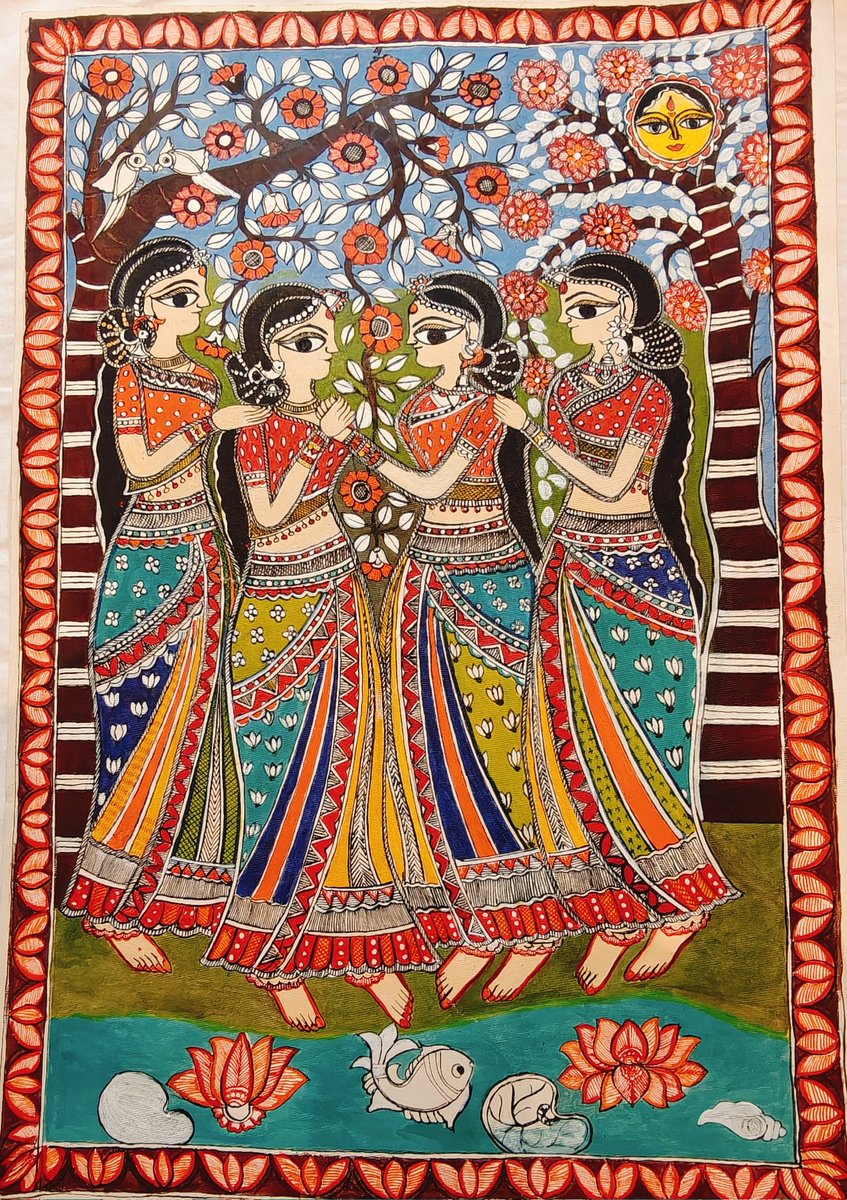#internationalwomensmonth #madhubanipainting
