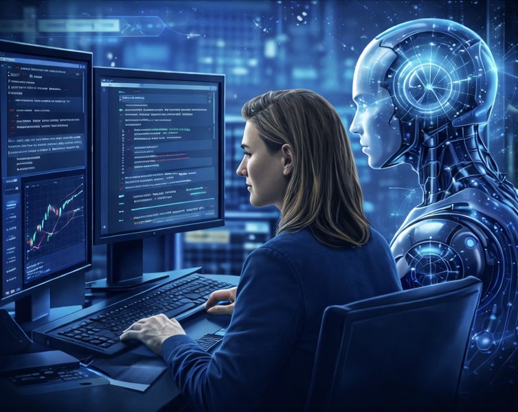 AscuniaTrading's tweet photo. Kann man mit KI nicht einfach selbst Handelssysteme entwickeln? KI kann beim Programmieren und Analysieren helfen. Wodurch aber wirklich funktionierende Handelssysteme entstehen, erkläre ich hier: https://t.co/DBrNQtITrf https://t.co/AKDl0UpEzU