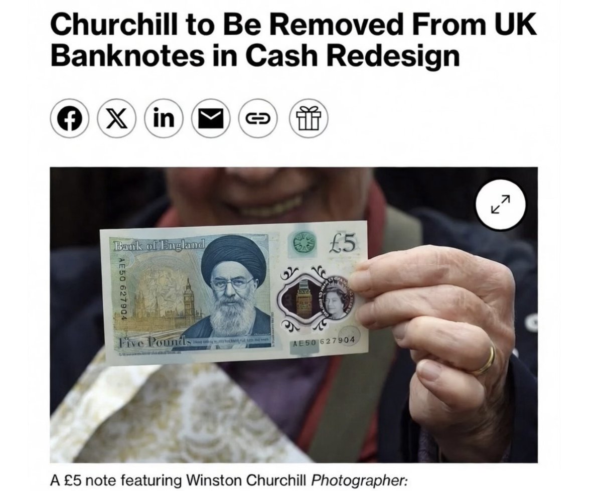 InFearOfKeir's tweet image. Labour Government's new
#FivePoundNote