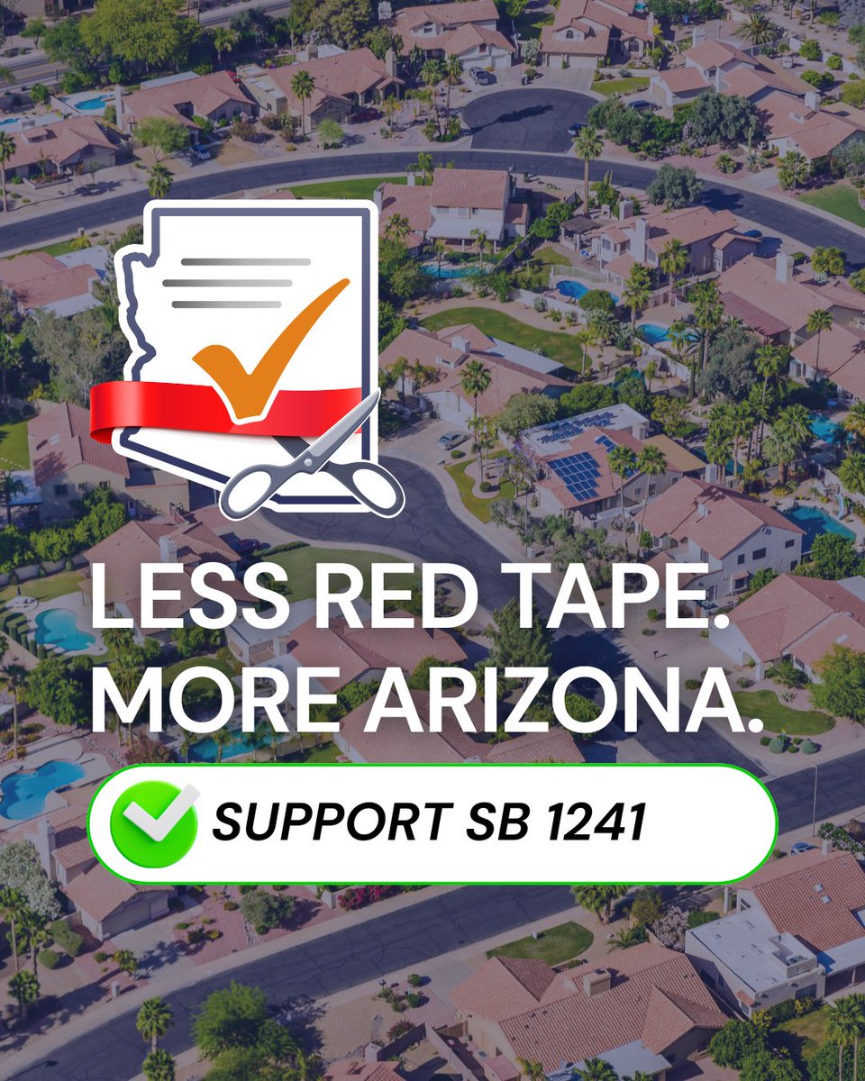 freedomtofix's tweet image. SB 1241 means faster permits, fewer hassles, and better outcomes for Arizona homeowners.

Contact your city representatives and tell them to support SB 1241.
freedomtofix-tbd.nationbuilder.com

#SB1241 #AZLeg