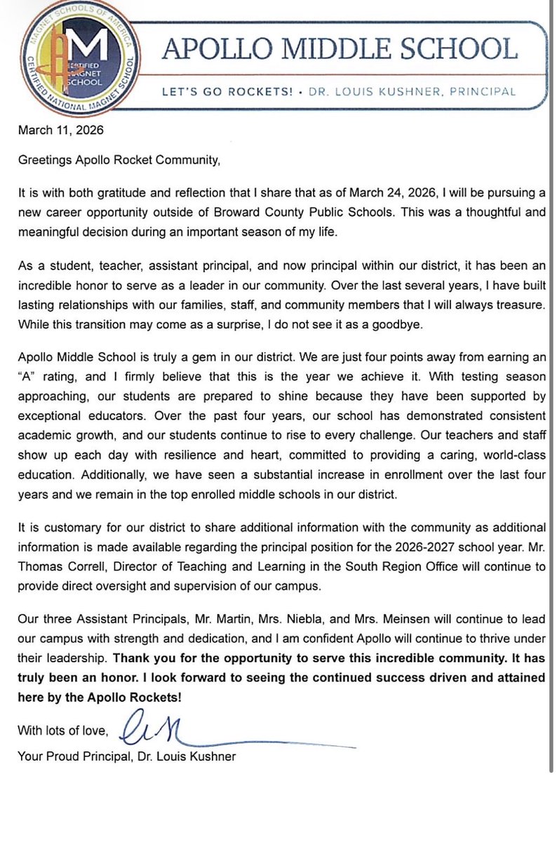 Apollo Middle School tweet media