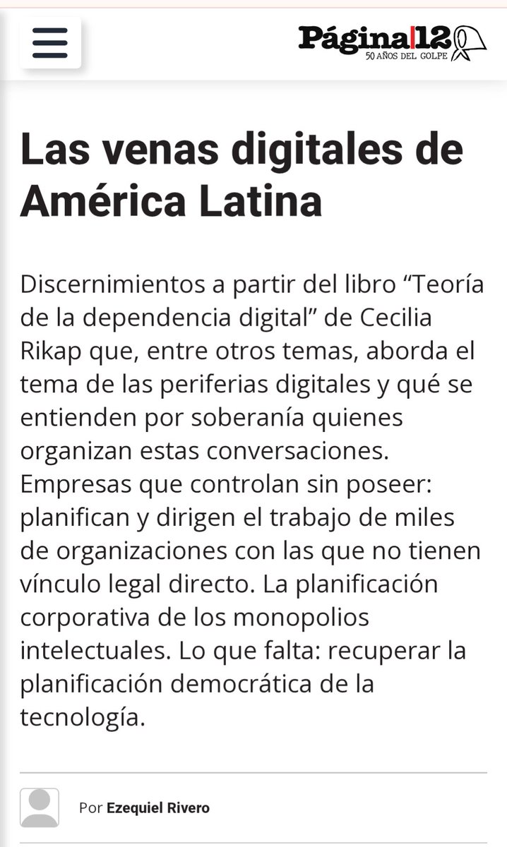 Cecilia Rikap tweet media