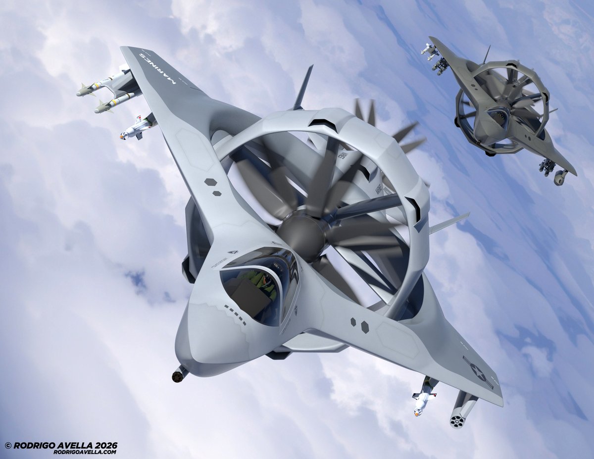 rodrigoavella's tweet photo. VTOL Coleopter.
https://t.co/wVwLpBMhZ4
#vtol #attack #attackaircraft #conceptaircraft #military #usa #airplane #aviation #airforce #usaf #navy #fighter #fighterjet #jet #jetfighter #stealth #concept #A10 #warthog #thunderbolt #sixthgeneration #uav #ucav #drone https://t.co/EmWdjynUtC