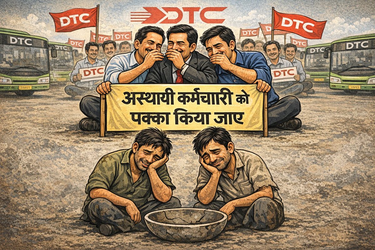 bansal_boss's tweet photo. "अपना काम बनता भाड़ में जाए जनता"
कुछ इसी प्रकार स्थायी कर्मचारी ने अनुबंधित कर्मचारियों के हक़ के लिए आवाज़ उठाई, वो कहते है ना 
"न नौ मन तेल होगा, न राधा नाचेगी"
@CMODelhi @drpankajbjp @dtc_union @KapilMishra_IND @p_sahibsingh @Virend_Sachdeva @PMOIndia @aajtak @AmitShah https://t.co/Km6v6iB7Ql