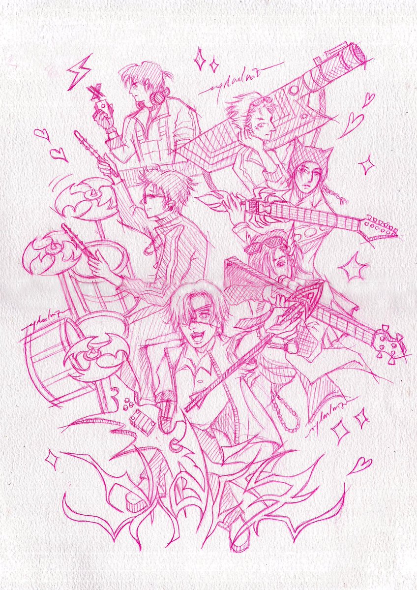 xdiz xblade clean sketch ver 🖍️🎸⚔️