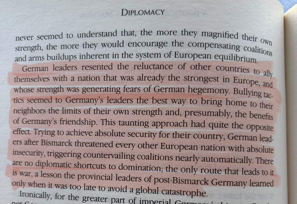 Bullying their neighbours into friendship backfired on Germany then, and will similarly backfire on our region's bullies today!  #Kissinger