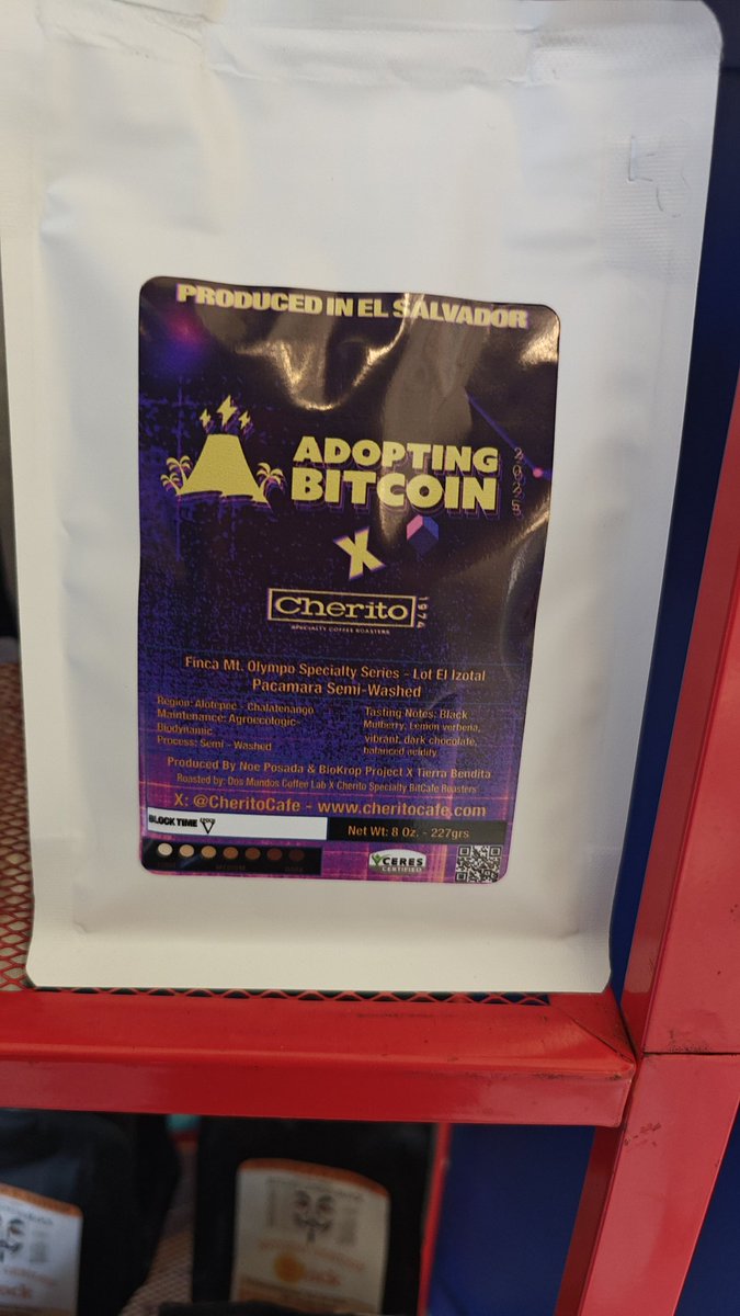 Cherito Specialty BitCafé Roasters 🇸🇻😎☕💊🍊 tweet media