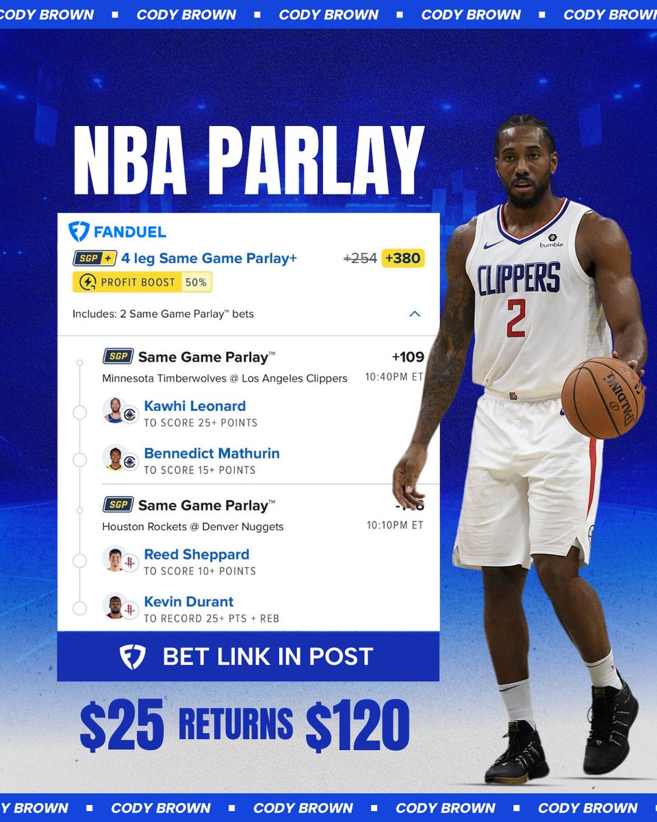 Cody Brown Bets tweet media