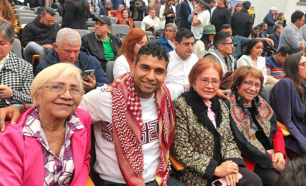 El Senador electo y actualmente representante a la Cámara DAVID RACERO, en el acto de inscripción del Candidato Presidencial Iván Cepeda del Pacto Histórico. Bogotá, marzo 11 de 2026