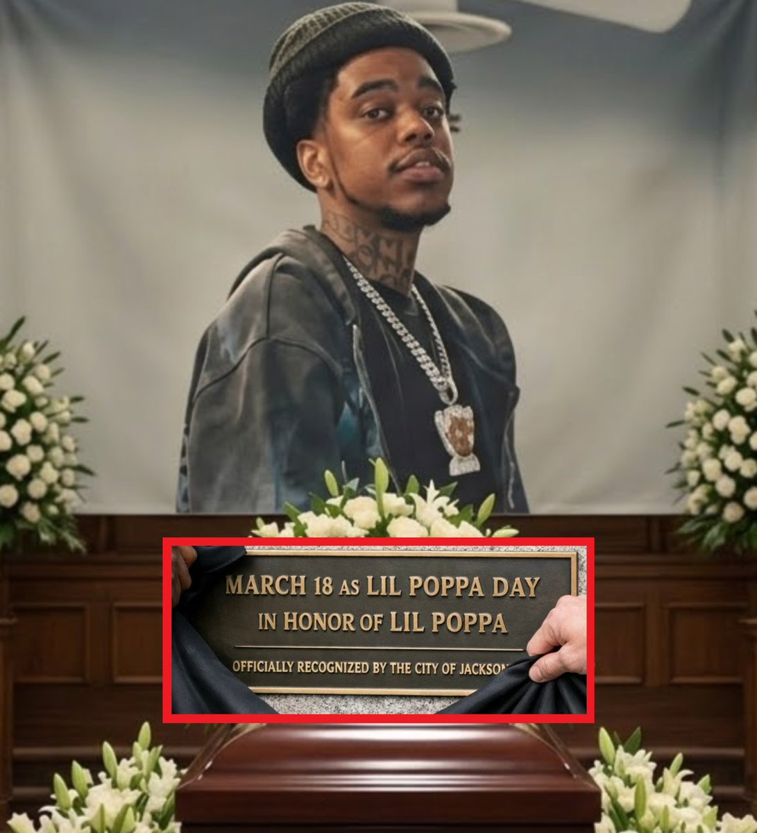 Lil Poppa’s hometown of Jacksonville is preparing a proclamation in his honor and may potentially recognize March 18 as 'Lil Poppa Day,' hoping to raise mental health awareness 🕊🙏🏻