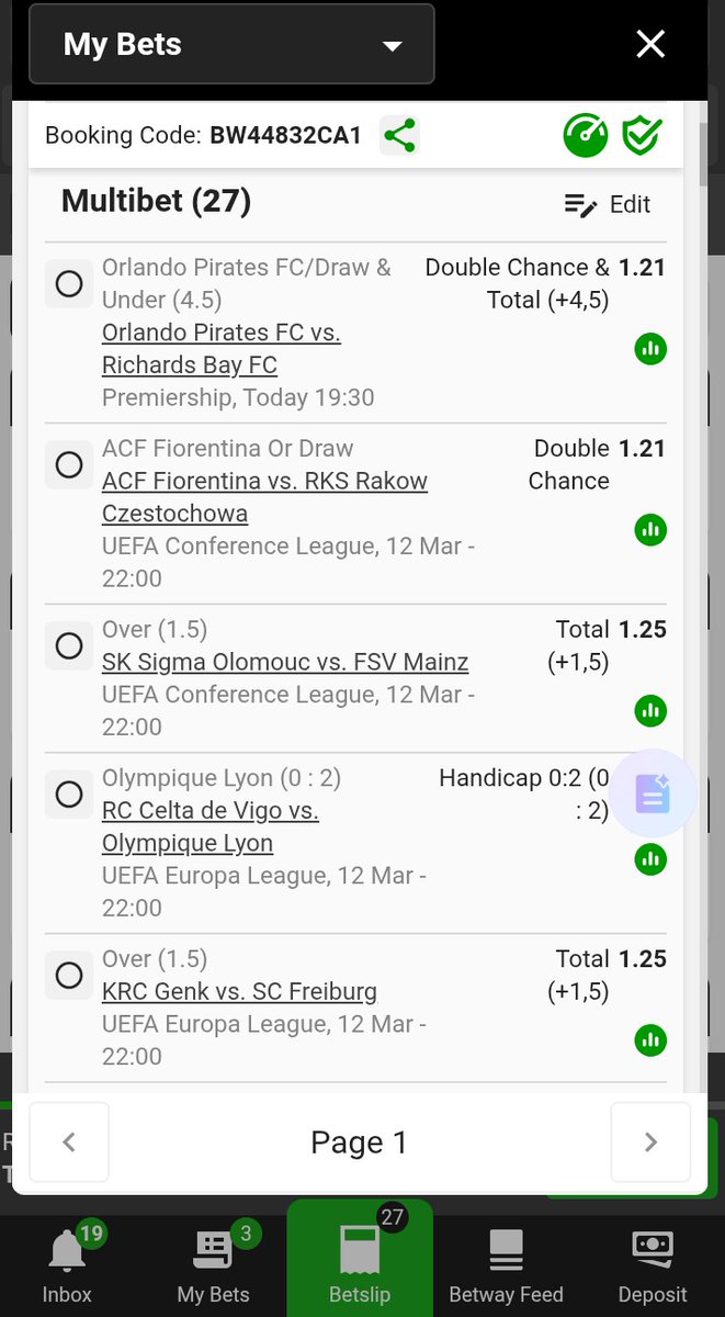 ZenZilwa's tweet photo. BW44832CA1
Is your Betway code.
Feel free to edit... https://t.co/BIyC5AmSKs