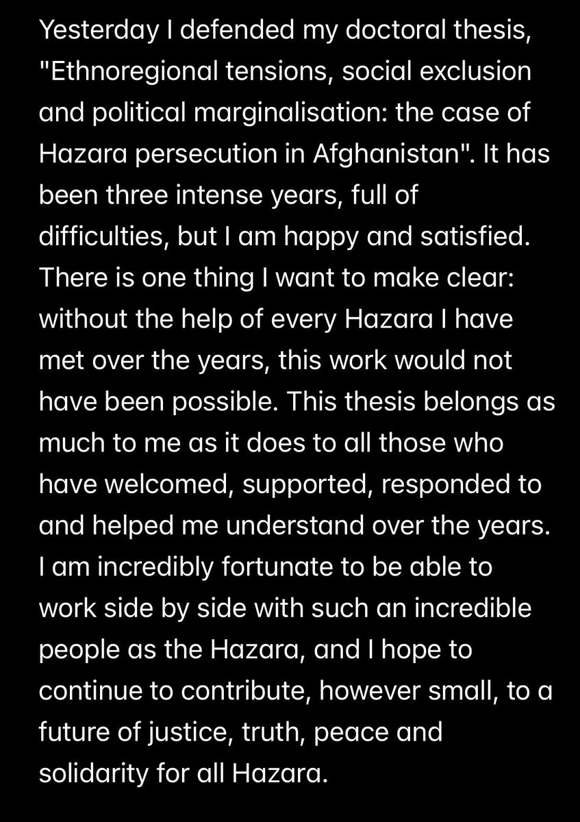 ClaudioConcasX's tweet photo. To all my Hazara friends, brothers and sisters: thank you for everything, and I hope this is just the beginning. 
#StopHazaraGenocide‌ https://t.co/j2ijn8enDL