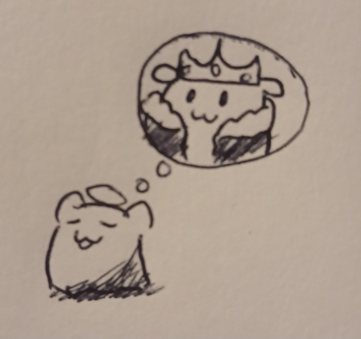 🐙: I would be a great king! 

#inArt #いなート