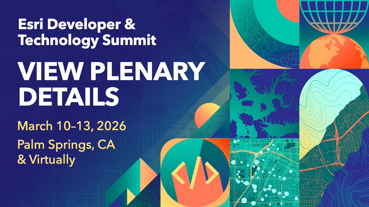 Esri Developer Events tweet media