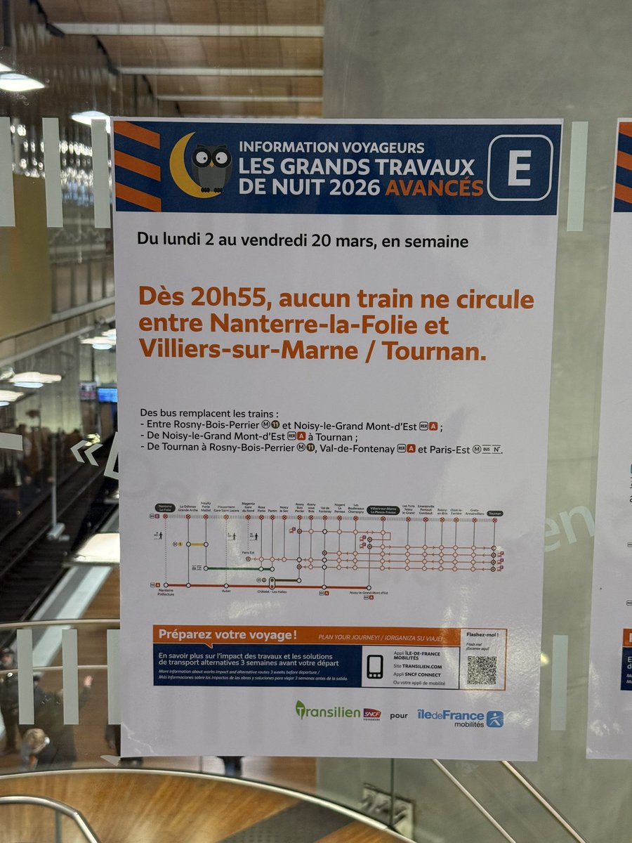 Plus de trains tweet media